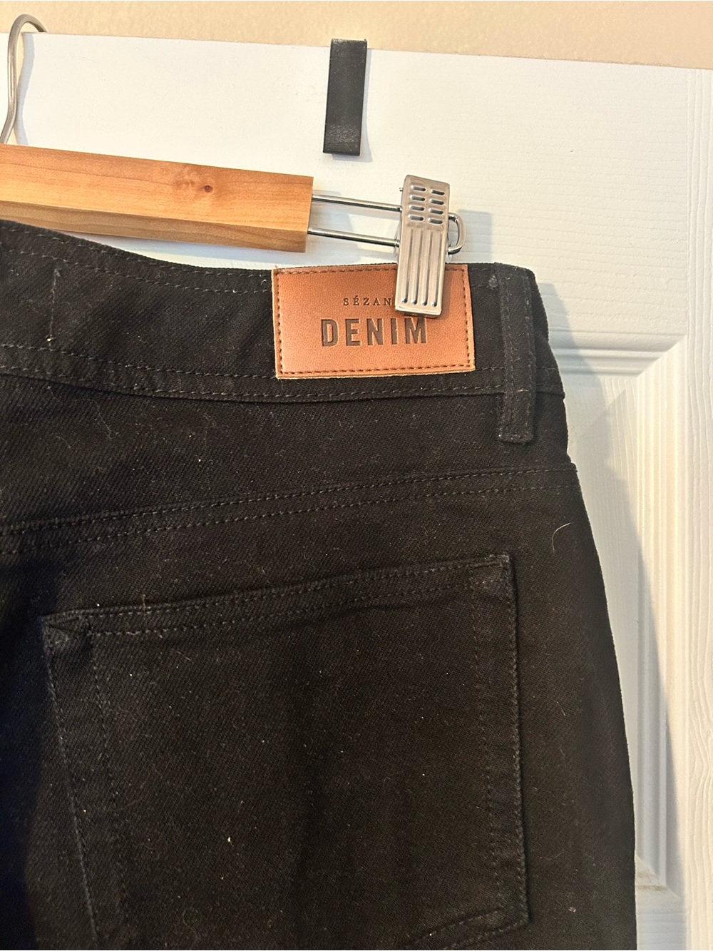 Sezane Black Le Crop Jeans size 38 / 6 - Picture 4 of 14